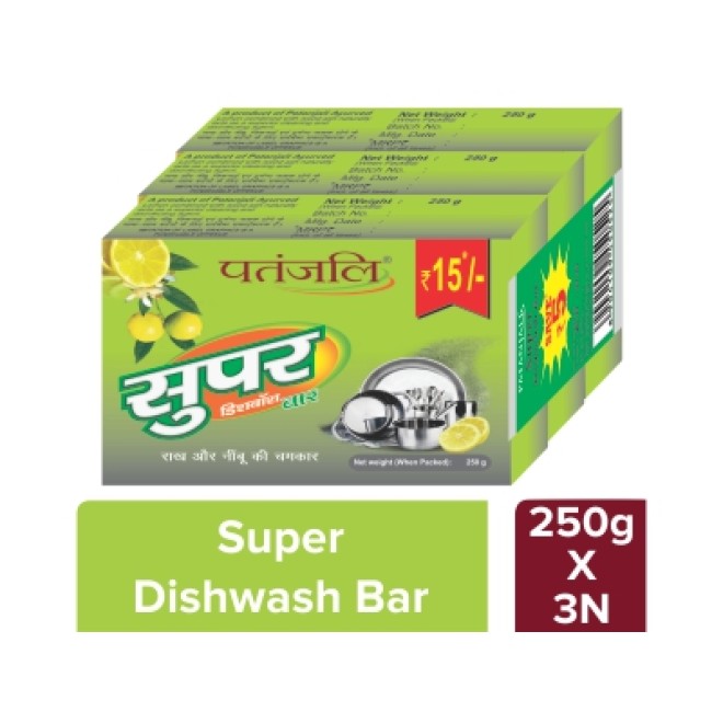 Super Dish Wash Bar (250gm*3)