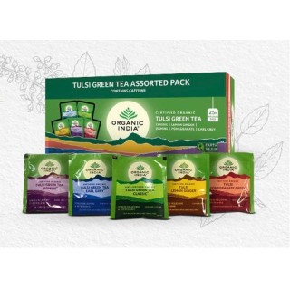 Tulsi Green Tea Assorted Pack (25n infusion bags)