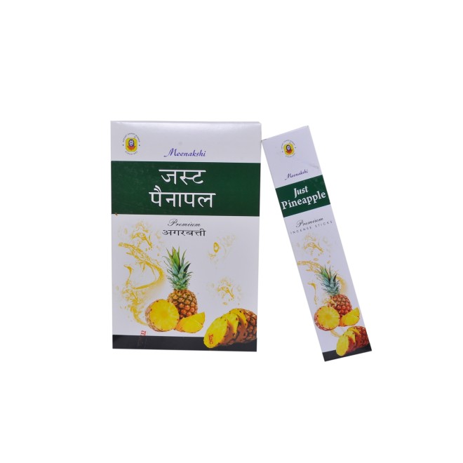 Just Pineapple Natural Perfumed Agarbatti (Incense Sticks)	