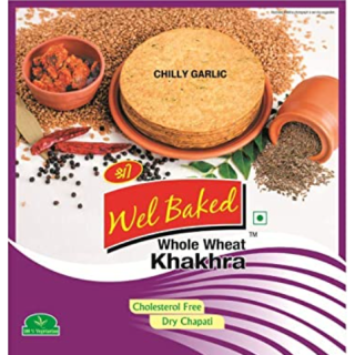 Shree Welbaked Khakhra (Chilli Garlic)