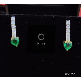 Emerald Casual Earrings