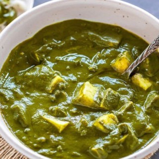 Palak Paneer Curry Bowl