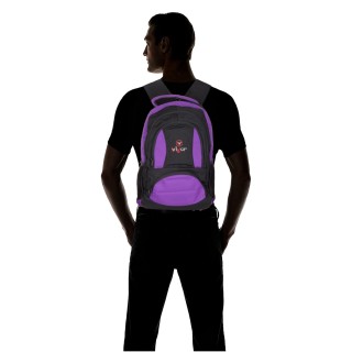 Medium 30 L Backpack DOUBLE CURVE  (Purple, Black)